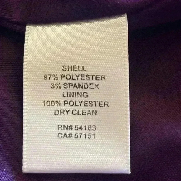 Eliza J Sleeveless Purple Pleated Dress Size 6 - Picture 13 of 15